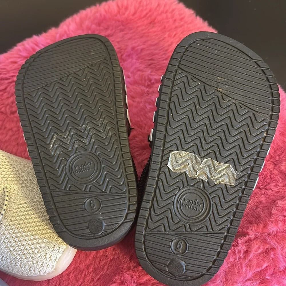 NWT First Steps Toddler Boy Water Shoes and Wonder Nation Slide Sandler with e